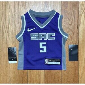 Sacramento Kings De’Aaron Fox Nike NBA Size 18 M Toddler Jersey Size Purple New